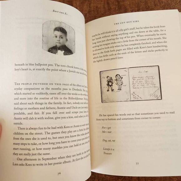 The Cut Out girl Bart Van Es true story hardback Jewish children hidden during W - Picture 4 of 5